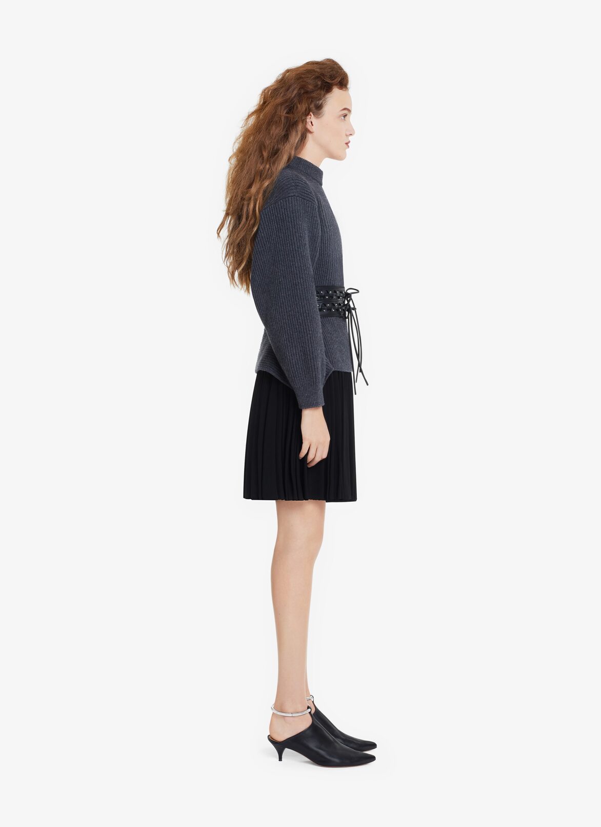 Cardigan ALAÏA DARK GREY CARDIGAN